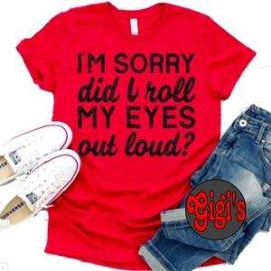 Custom Rolling Eyes T-Shirt